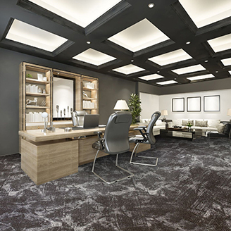 3d rendering luxury business meeting and working room in executi
